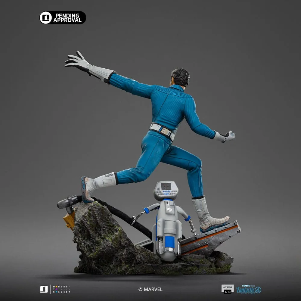 Fantastic Four Statue – Mr. Fantastic and H.E.R.B.I.E. 26 cm 10