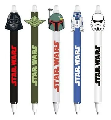 Star Wars Gel Pen Display – Erasable Character Designs 30 Pieces 1