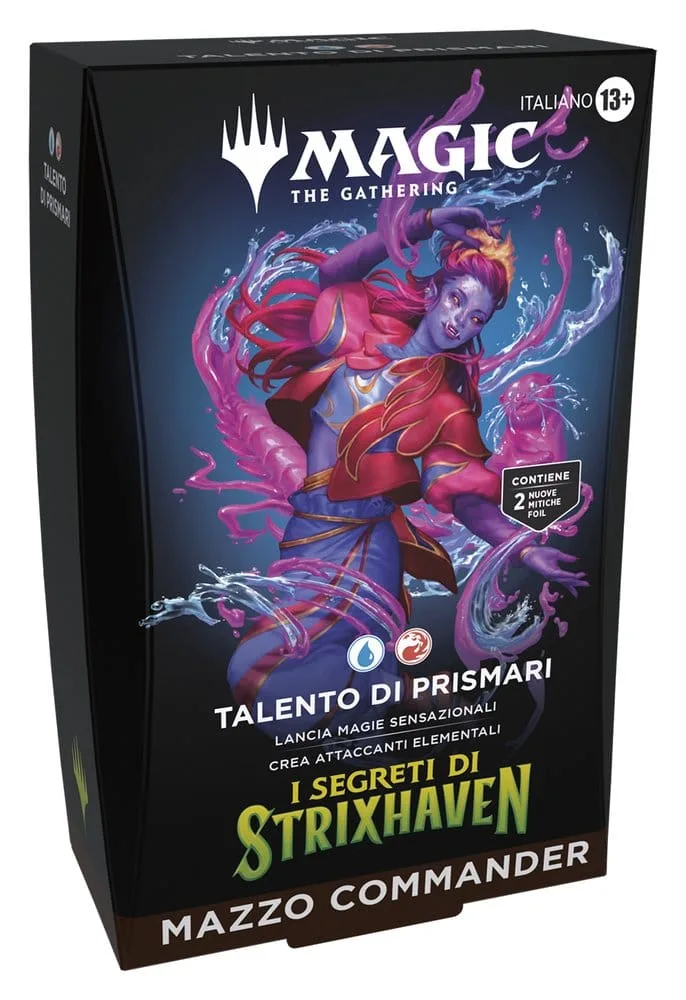 Magic the Gathering Commander Decks – Strixhaven Italian 5-Deck Case 5