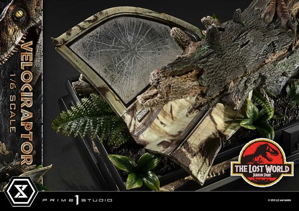 Jurassic Park II beeld – Tiger Stripe Velociraptor 1/6 41 cm 15