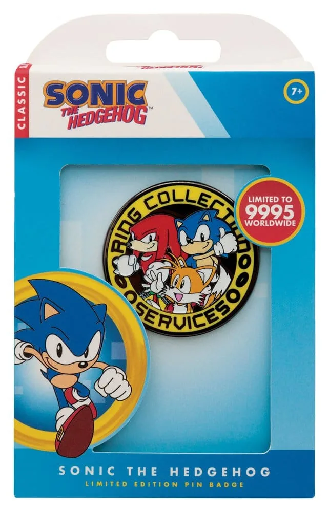 Sonic the Hedgehog Pin – Tails and Knuckles Trio 40 mm 3