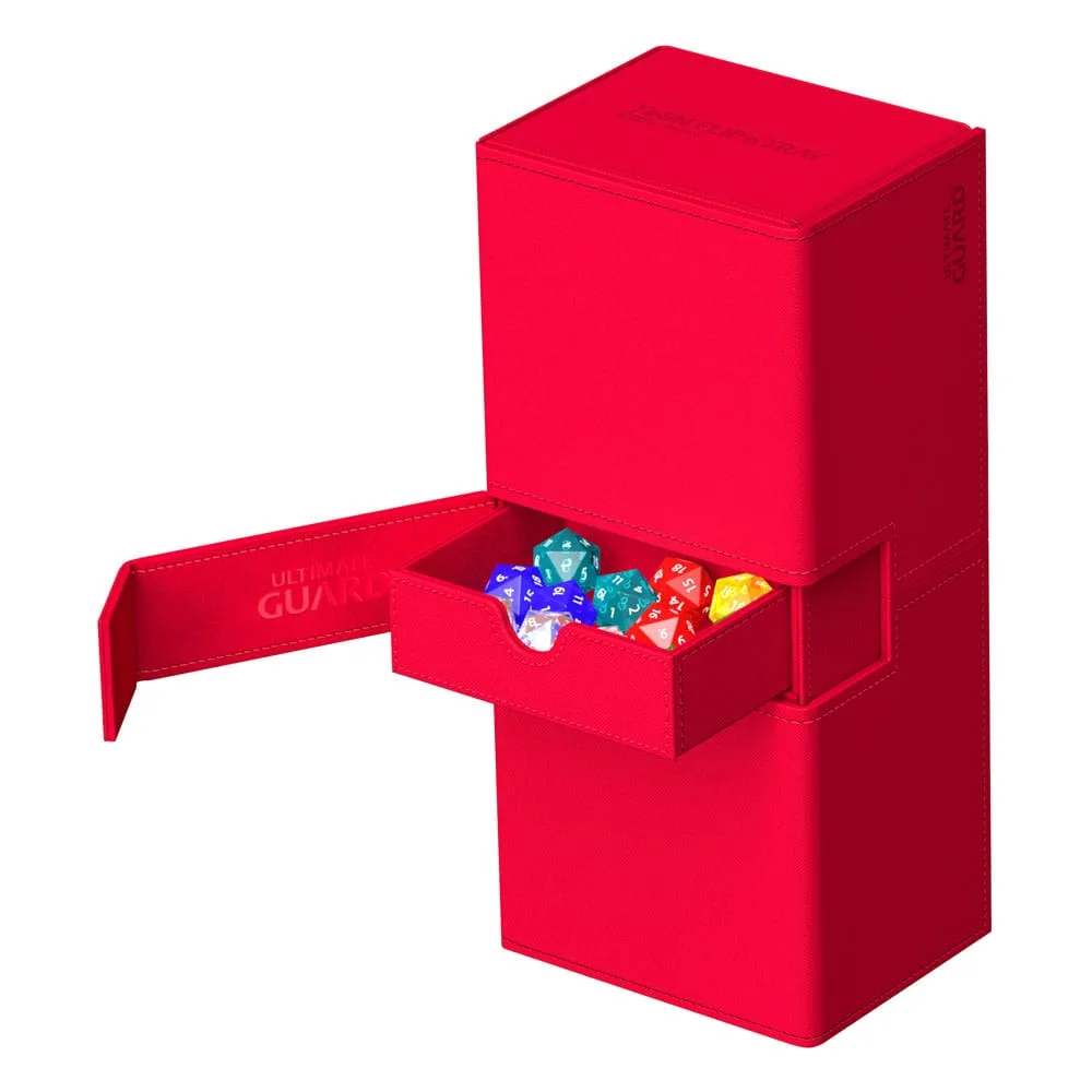 Ultimate Guard Deck Box – Twin Flip’n’Tray 266+ Xenoskin Red 4
