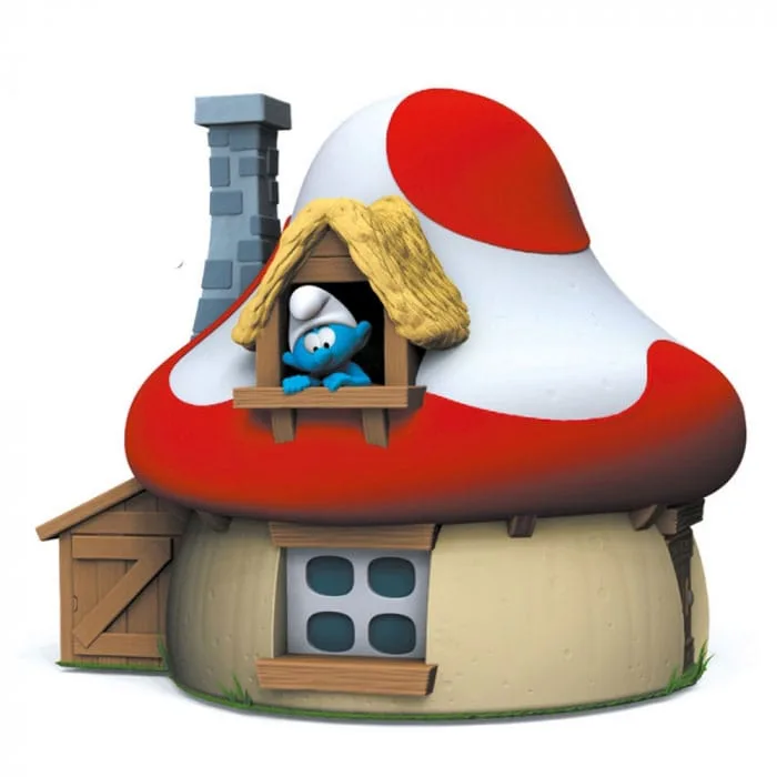 The Smurfs Coin Bank – Mushroom House