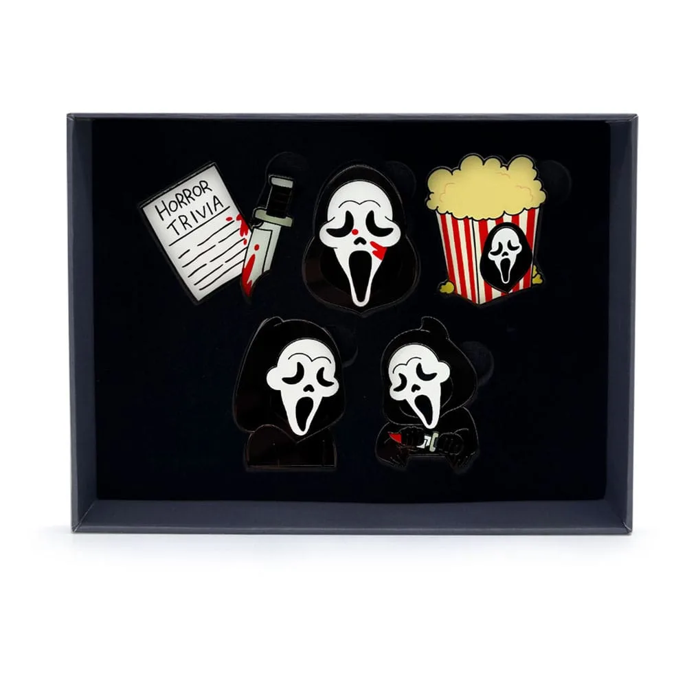 Scream Enamel Pin Set – Version 2 3