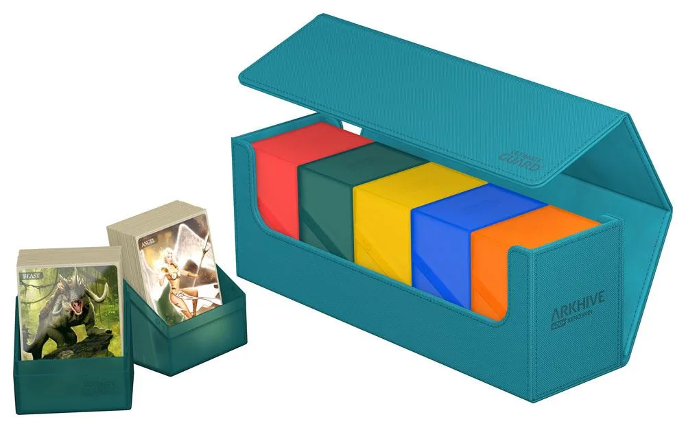 Ultimate Guard Kartenbox – Arkhive 400+ Xenoskin Petrol 5