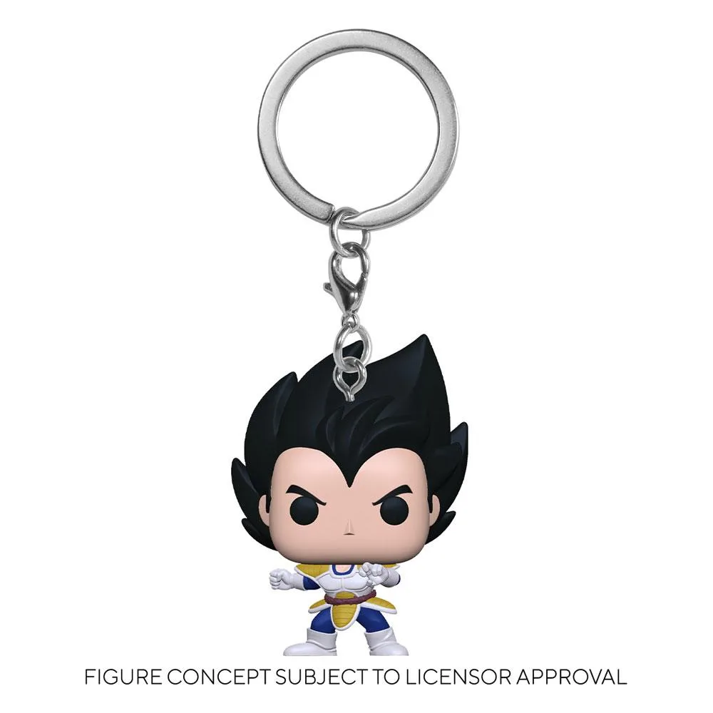 Dragon Ball Z Keychains – Vegeta Pocket Pop 12-Pack 4 cm