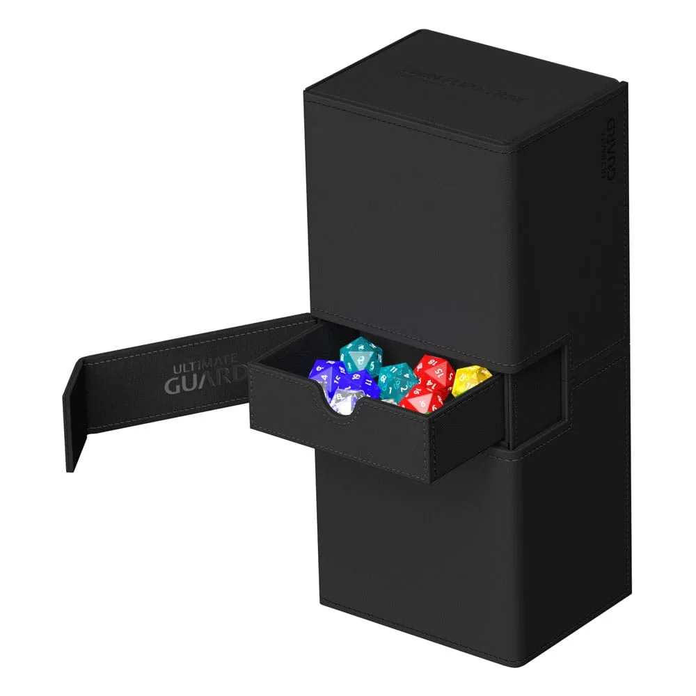 Ultimate Guard Deck Box – Twin Flip’n’Tray 266+ Xenoskin Black 4