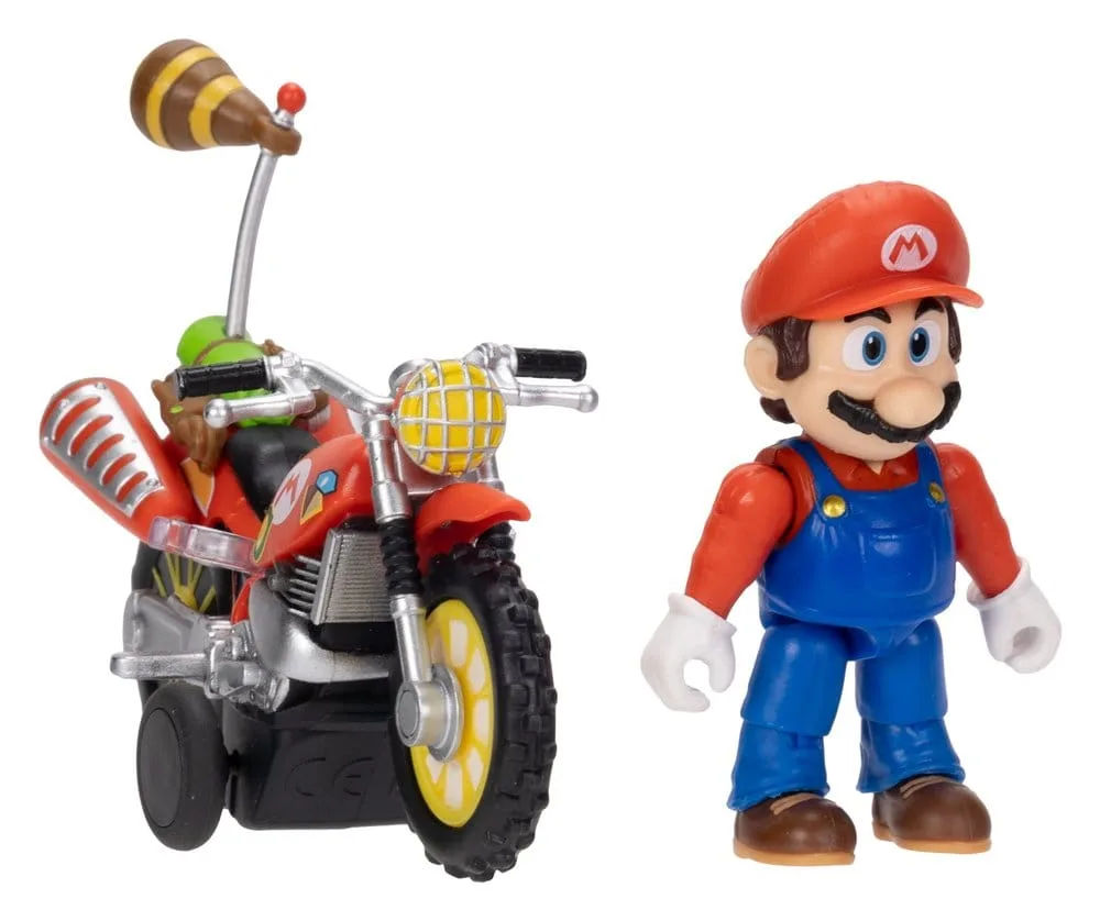 Super Mario Galaxy Movie Action Figure – Pull Back Motorcycle 6 cm 8
