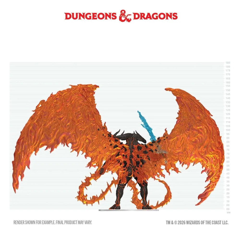 Dungeons & Dragons Miniature – Icons of the Realms Balor 20 cm 2
