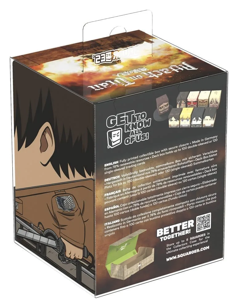 Attack on Titan Deck Box – Squaroes Eren Jäger AOT001 10