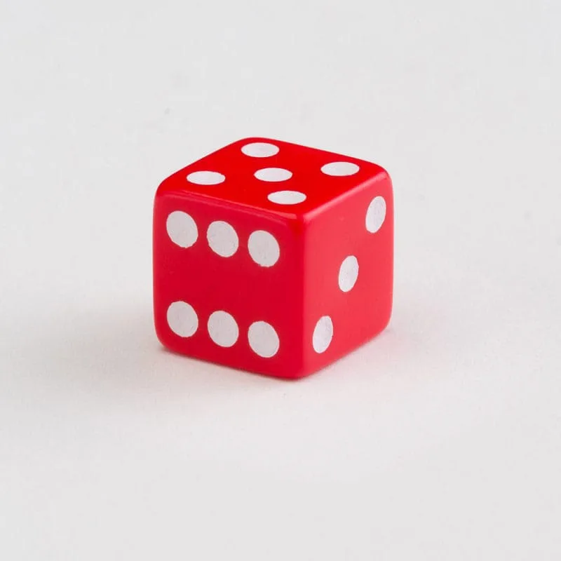Q Workshop Dice Set – Red D6 Full Pack 20 Pieces 16 mm 2