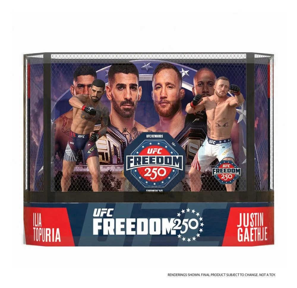UFC Action Figure 2-Pack – Ilia Topuria vs Justin Gaethje 18 cm 6
