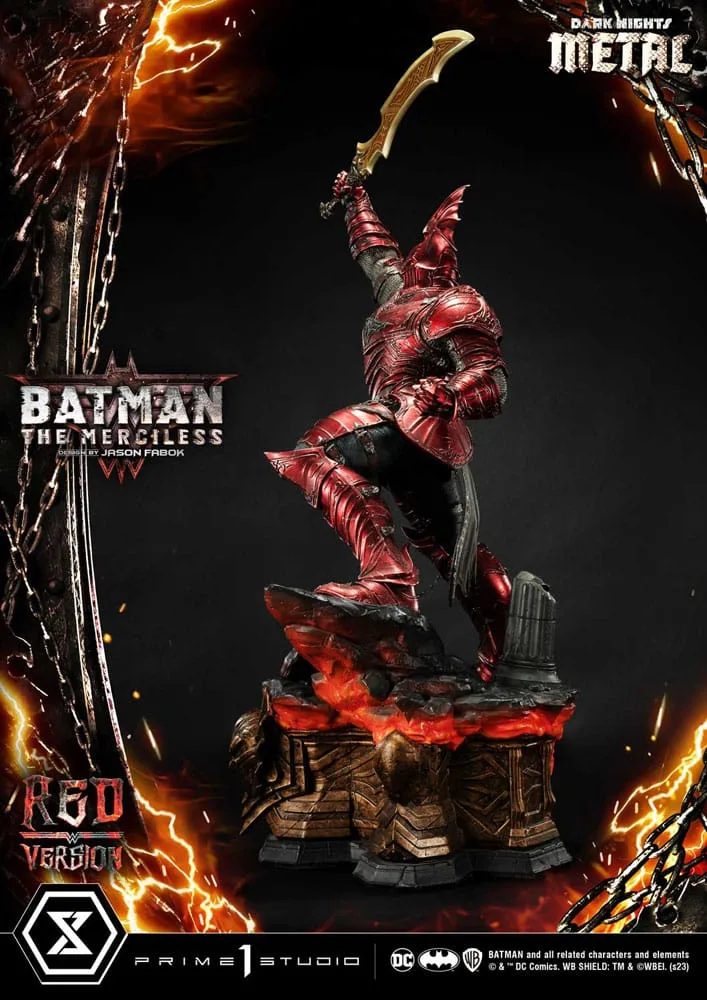 Dark Nights Metal Statue – The Merciless Red Version 111 cm 10