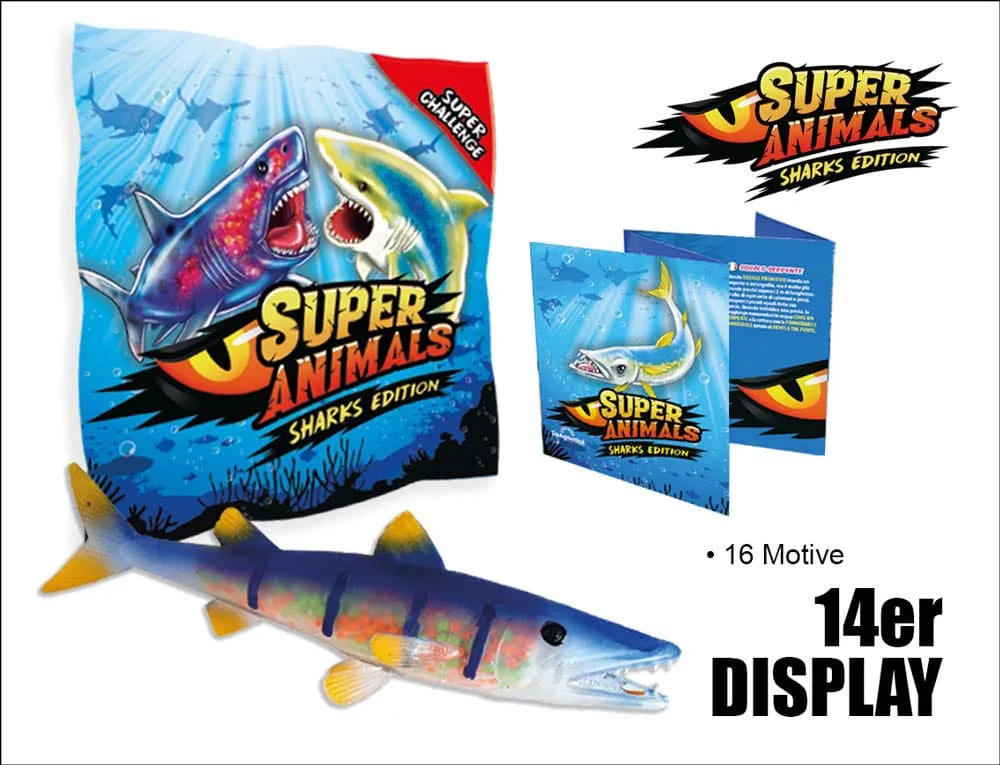 Super Animals Booster Polybag – Sharks Edition 14 Boosters 1