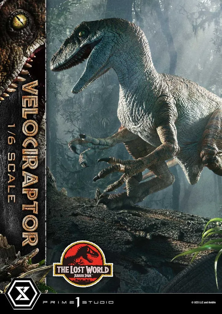 Jurassic Park II beeld – Tiger Stripe Velociraptor 1/6 41 cm 20