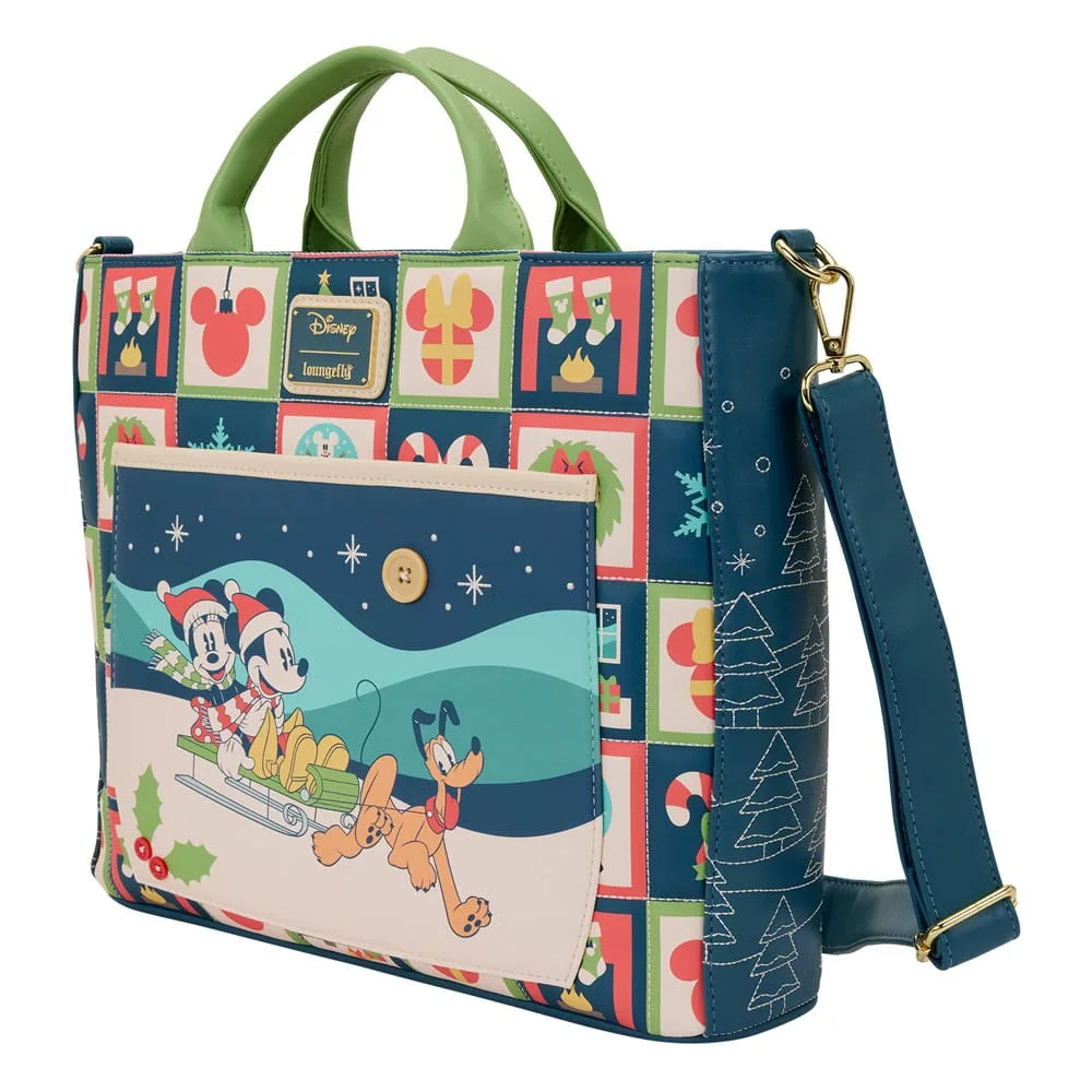 Disney Tote Bag – Loungefly Mickey and Minnie Holiday 2