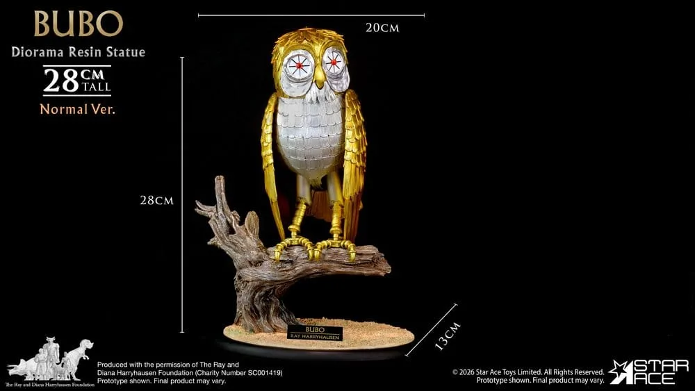 Ray Harryhausen Diorama Statue – Bubo Normal Version 28 cm 5