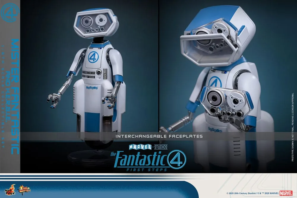 Fantastic Four Figure Set – Mister Fantastic and H.E.R.B.I.E. 30 cm 18