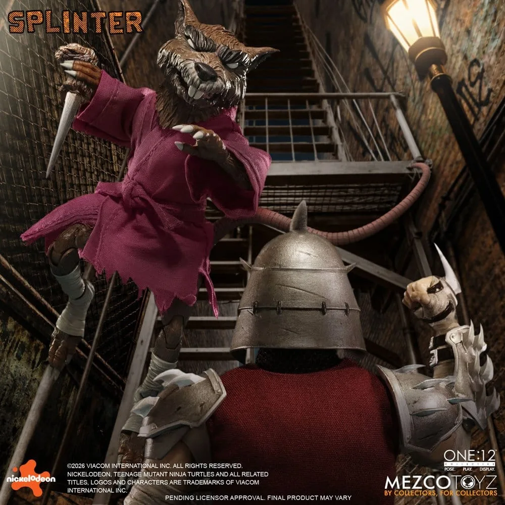 TMNT Action Figure – One:12 Collective Splinter 17 cm 11