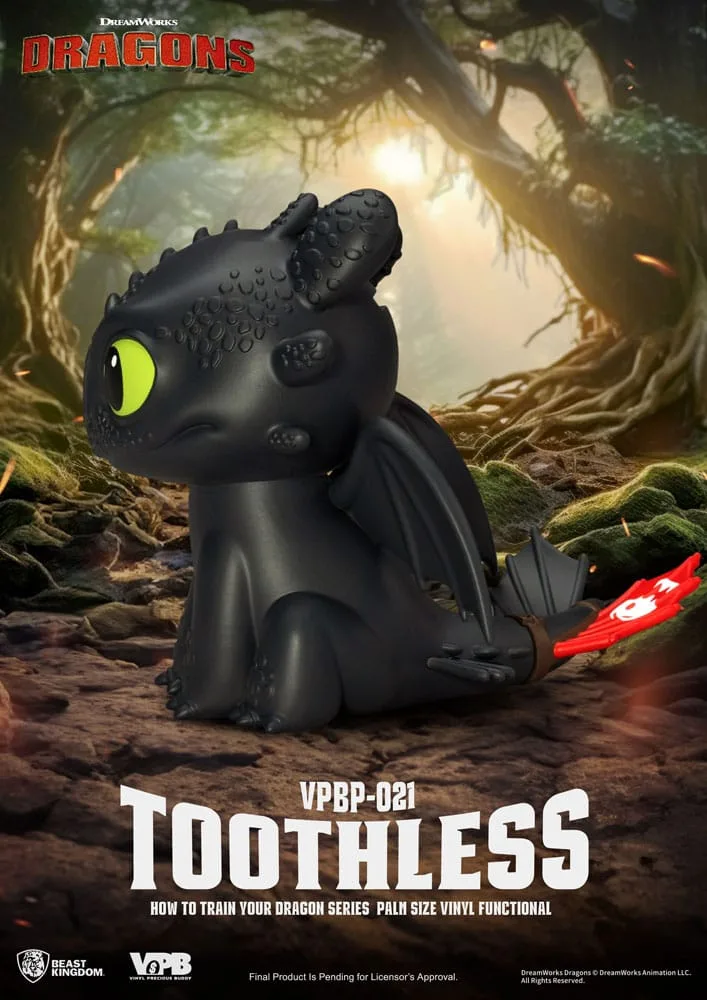 How to Train Your Dragon Coin Bank – Chibi Toothless 12 cm 5