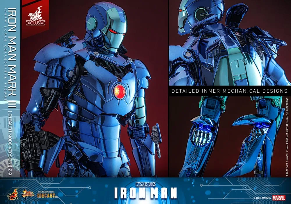 Iron Man Action Figure – Mark III Stealth Mode 2.0 33 cm 18