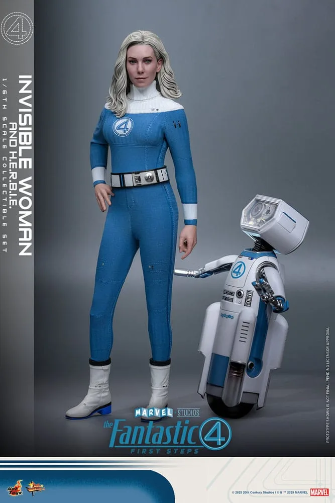 Fantastic Four Figure 2-Pack – Invisible Woman and H.E.R.B.I.E. 1/6 3