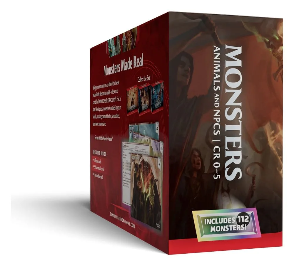 Dungeons & Dragons Reference Cards – Animals and NPCs English 4
