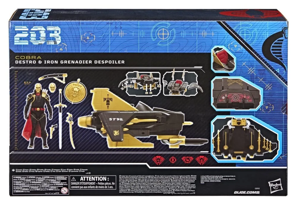 G.I. Joe Figure and Vehicle Set – Destro with Despoiler 15 cm 2