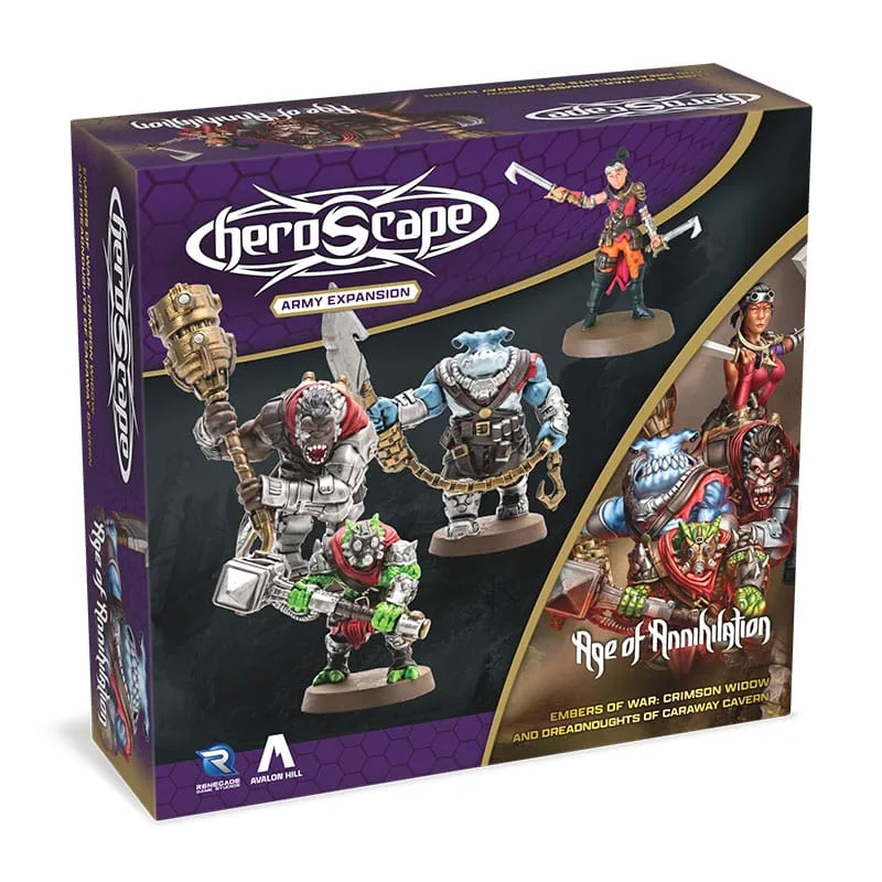 Heroscape Army Expansion – Crimson Widow and Dreadnoughts