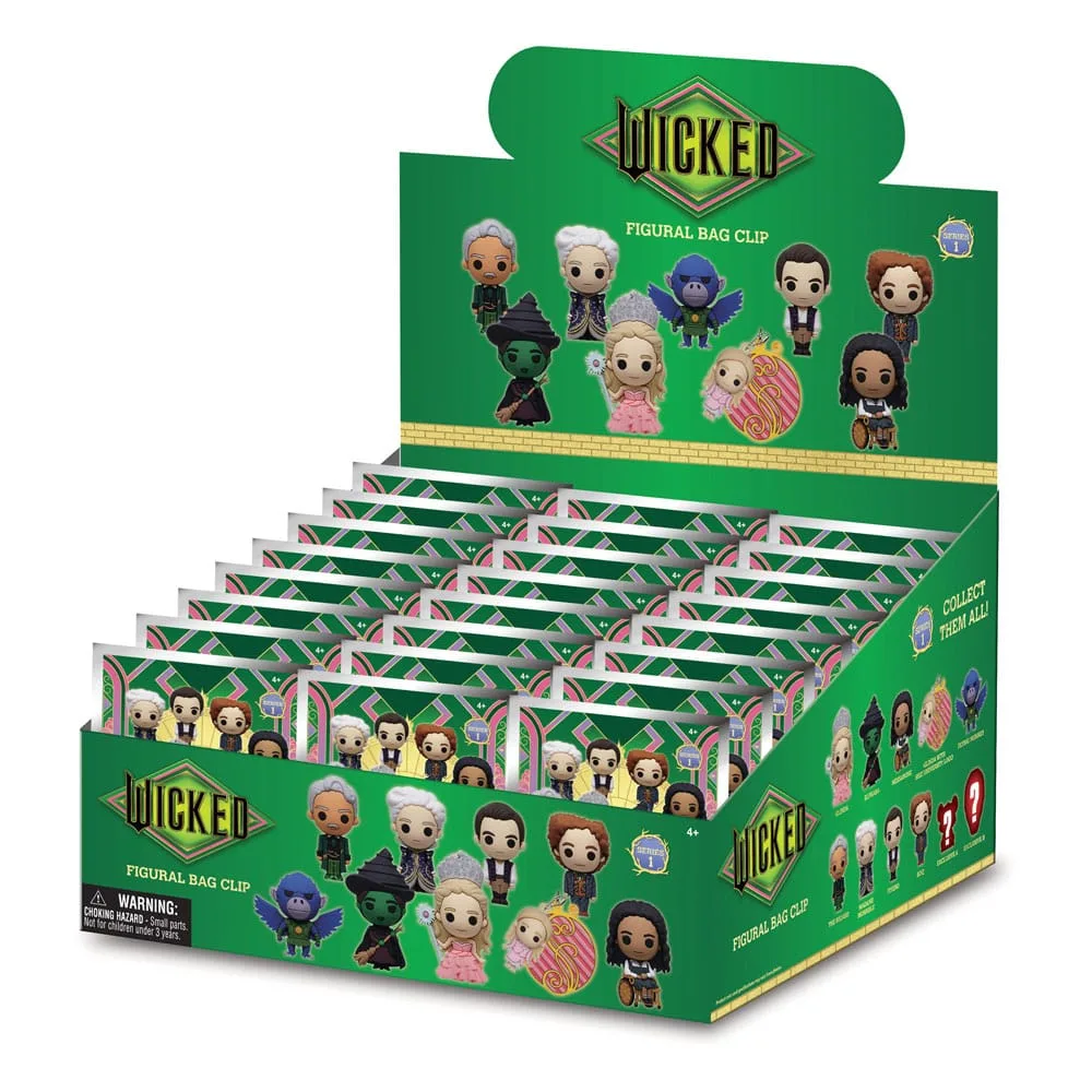Wicked Foam Bag Clips – Series 1 Display of 24