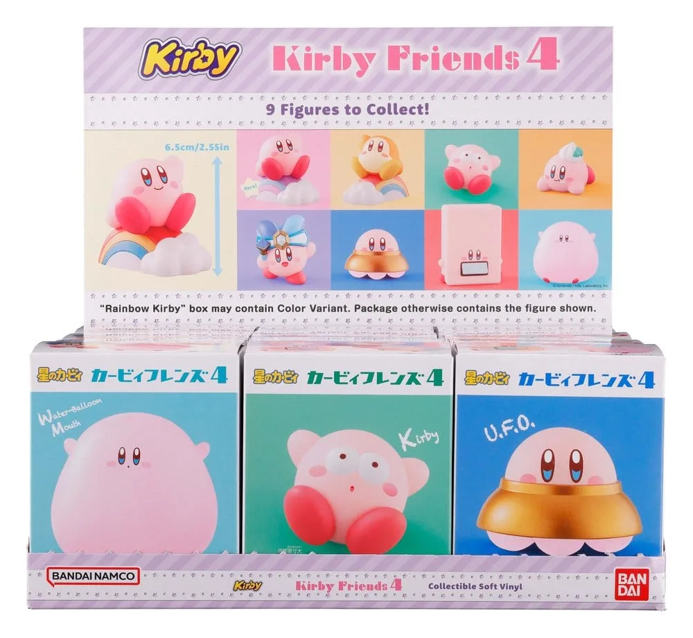 Kirby Mini Figures – Friends Wave 4 Reissue Display of 12 7 cm 9