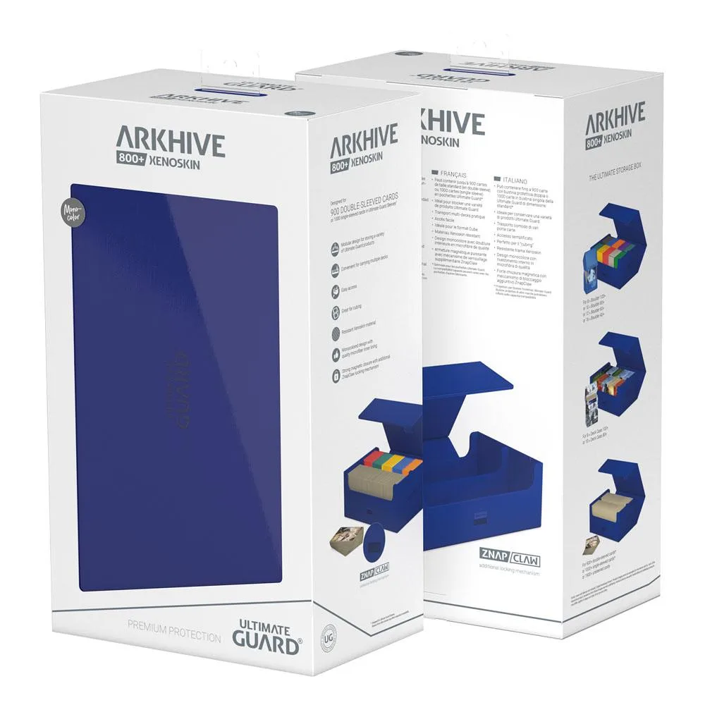 Ultimate Guard Card Box – Arkhive 800+ Xenoskin Blue 18