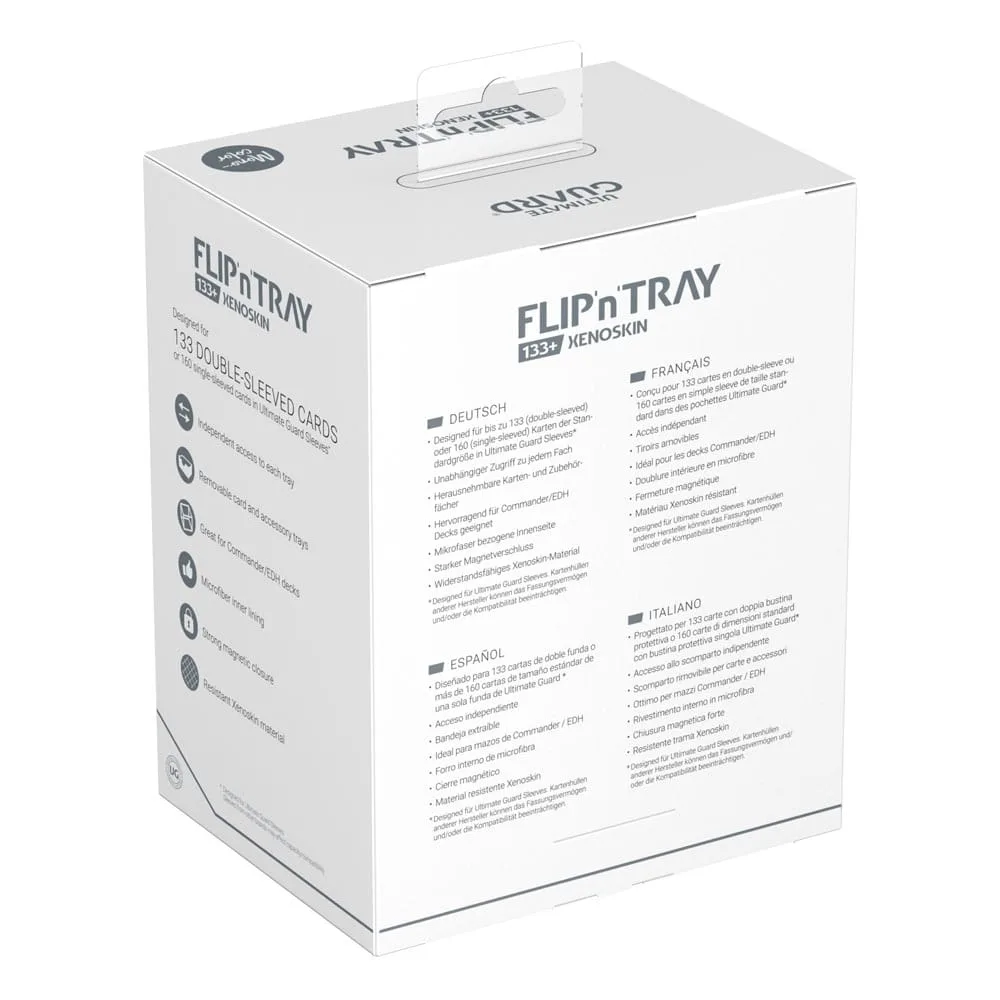Ultimate Guard Deck Box – Flip’n’Tray 133+ Xenoskin White 8