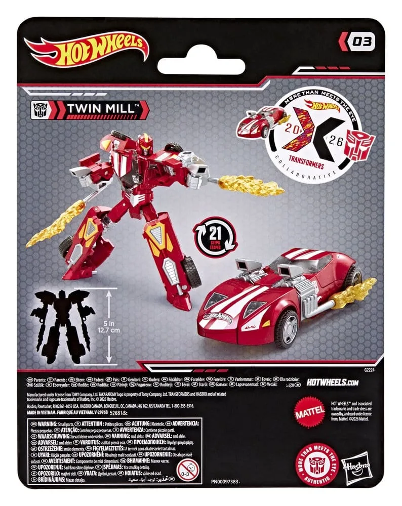 Transformers x Hot Wheels Action Figure – Twin Mill 12.5 cm 2