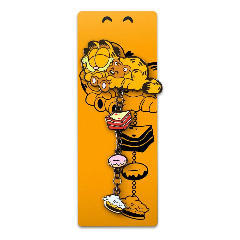 Garfield Enamel Pin – Pooky and Dangling Food Charms 2