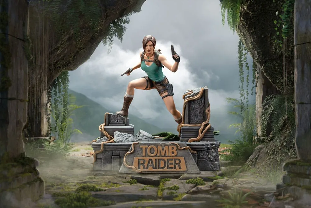 Tomb Raider Statue – Lara Croft with Swappable Accessories 24 cm 18