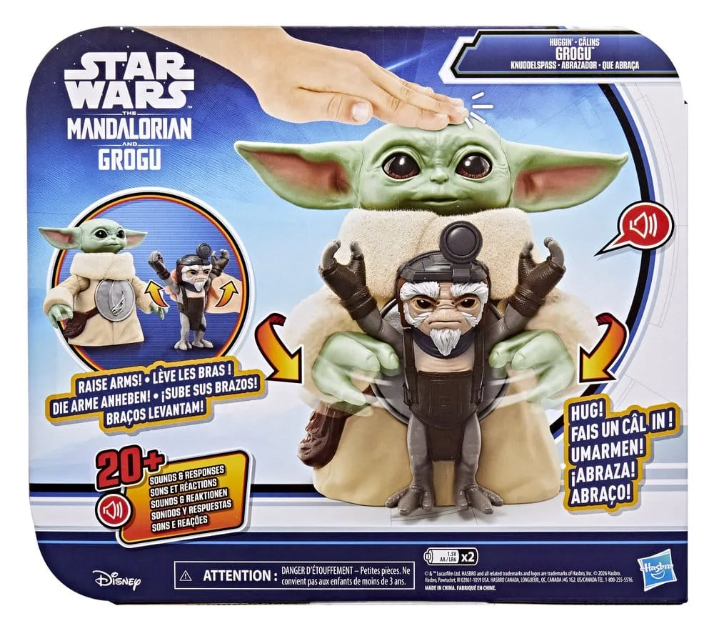 Star Wars Interactieve Figuur – Huggin' Grogu en Anzellan 17 cm 2