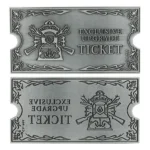 Resident Evil 4 Metal Replica – Exclusive Upgrade Ticket 1:1 7