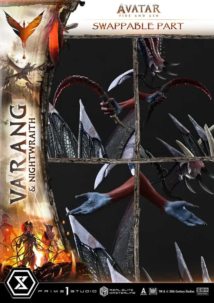 Avatar Fire and Ash Statue – Varang & Nightwraith Bonus Version 96 cm 6