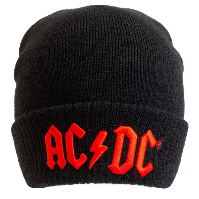 AC/DC Beanie – Appliqué Logo
