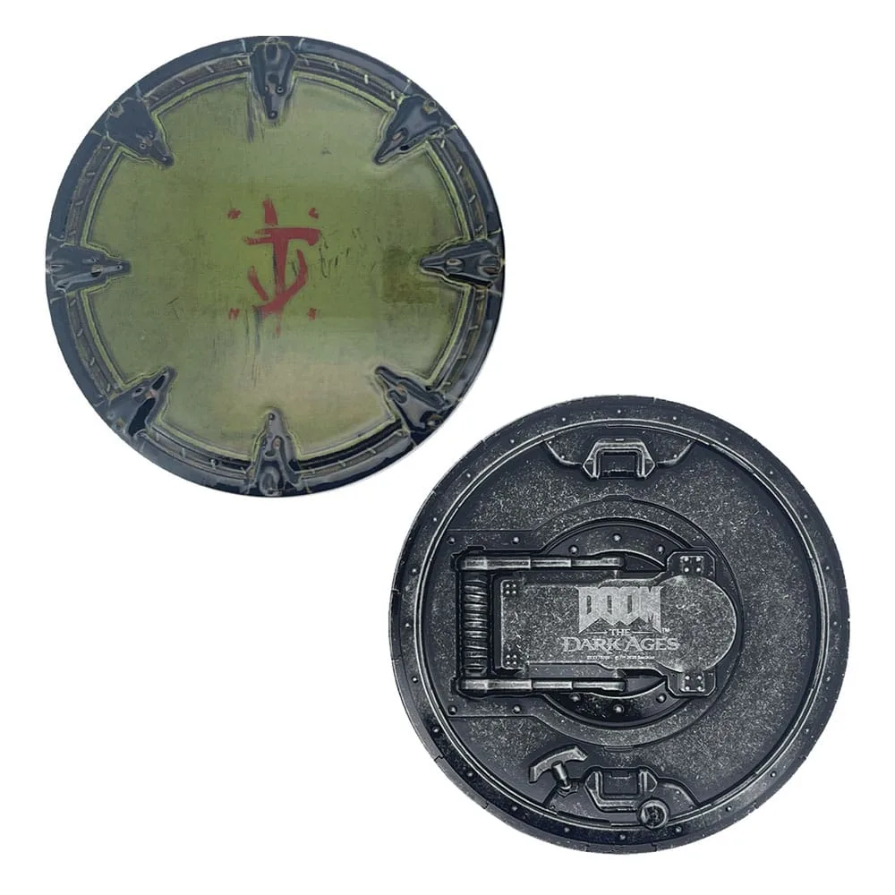 Doom The Dark Ages Medallion – Saw Shield 85 mm 5