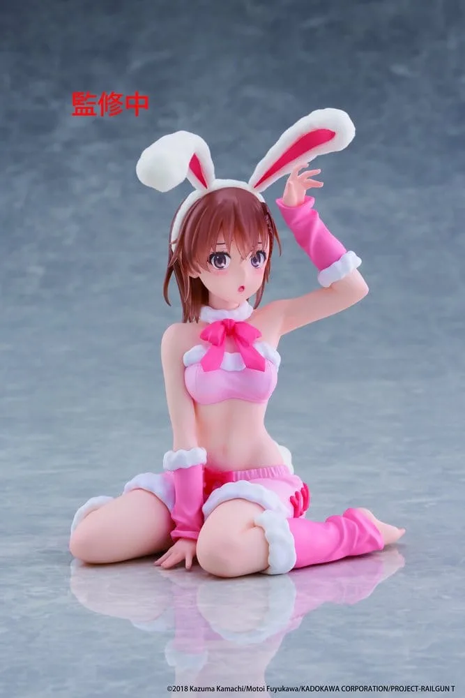 A Certain Scientific Railgun figuur – Mikoto Fluffy Bunny 13 cm 8