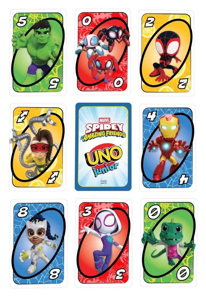 Spidey & His Amazing Friends Card Game – UNO Junior 8