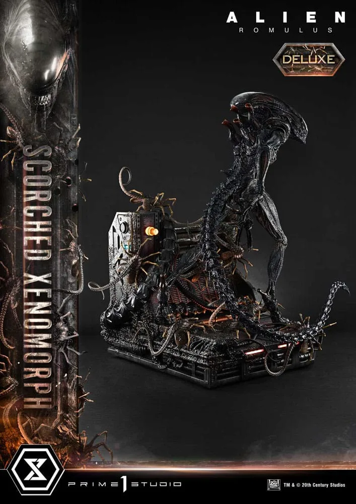 Alien Romulus Statue – Scorched Xenomorph Deluxe Bonus 98 cm 9