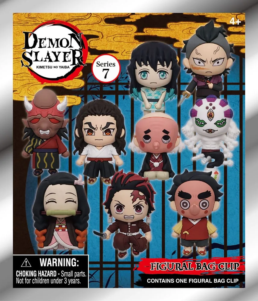 Demon Slayer Bag Clips – Series 7 Display of 24 2