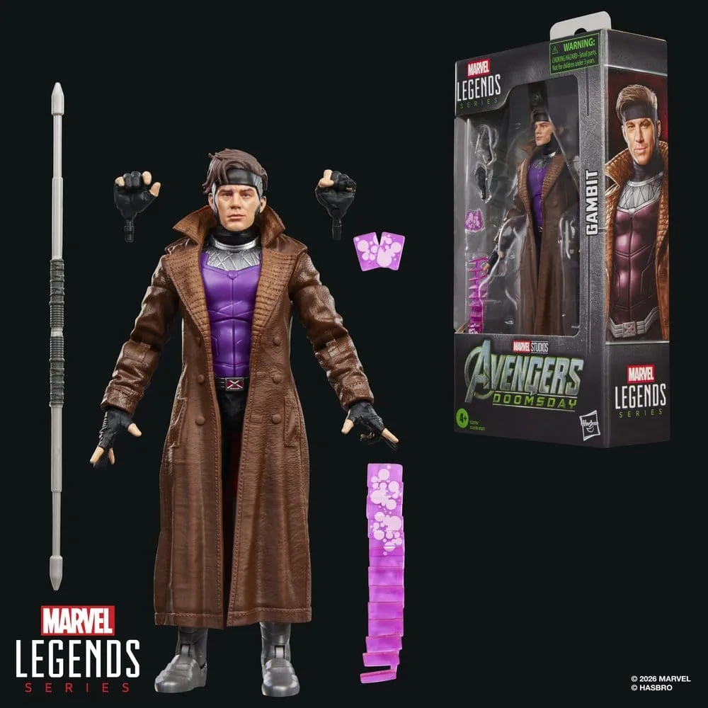 Avengers Doomsday Action Figure – Marvel Legends Gambit 15 cm 2