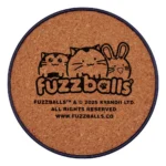Fuzzballs Untersetzer-Set – 4 Motive Ø 89 mm 2