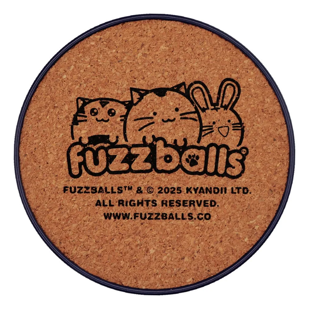 Fuzzballs Untersetzer-Set – 4 Motive Ø 89 mm 2