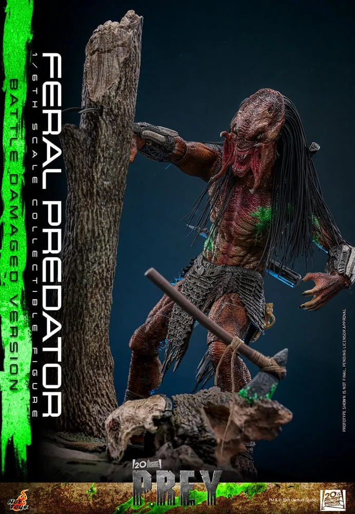 Prey Action Figure – Battle Damaged Feral Predator 37 cm 8