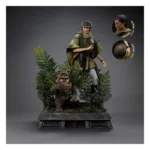 Star Wars Episode VI Statue – Art Scale Leia and Wicket 21 cm 1